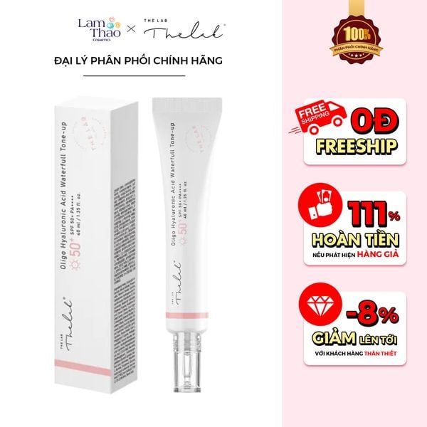 [DUY NHẤT TẠI CH: TẶNG KÍNH MẮT]  Kem Chống Nắng Nâng Tông The Lab Oligo Hyaluronic Acid Waterfull Tone-up SPF50+ PA++++