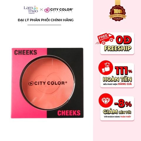  Má Hồng Dạng Nén City Color Cheek Stain 