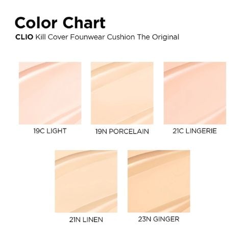  Phấn Nước Clio Kill Cover Founwear Cushion The Original SPF 50 PA+++ (Mới Nhất) 