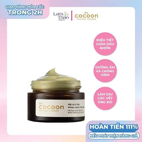  Mặt Nạ Bí Đao Giảm Dầu Và Mụn Cocoon Winter Melon Face Mask 