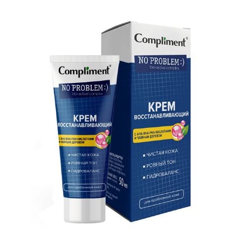  Kem Dưỡng Phục Hồi Tái Tạo Da Compliment No Problem AHA - BHA - PHA - Tea Tree 