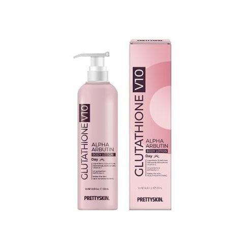  Kem Dưỡng Thể Trắng Da Ban Ngày Pretty Skin Body Glutathione V10 Alpha Arbutin Body Lotion 