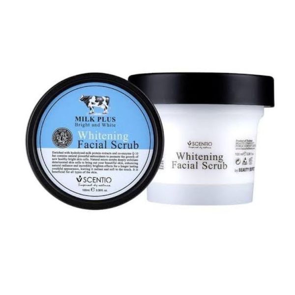 Tẩy Tế Bào Chết Da Mặt Dưỡng Trắng Beauty Buffet Scentio Milk Plus Whitening Facial Scrub