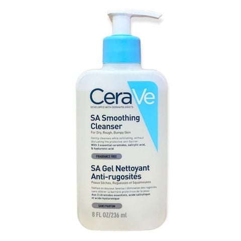  Sữa Rửa Mặt Làm Sạch Dịu Nhẹ Dành Cho Da Nhạy Cảm Cerave Developed With Dermatologists Sa Smoothing Cleanser 