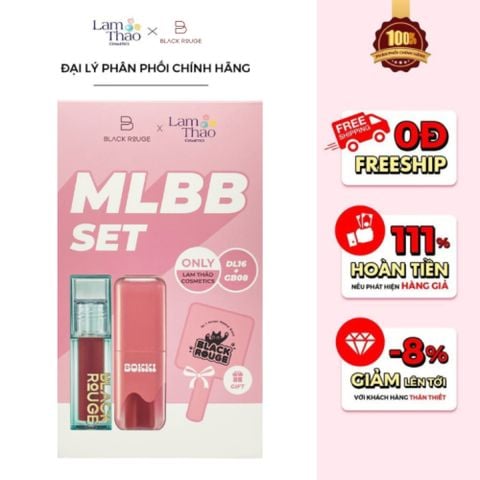  Set Son Black Rouge x Lam Thảo Độc Quyền 