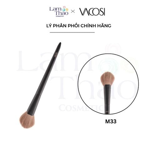  Cọ Quạt Bầu Phủ Phấn Và Đánh Má Hồng Vacosi Round Fan Brush 