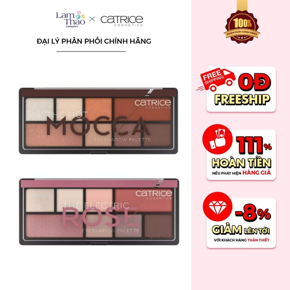 Bảng Phấn Mắt 8 Ô Catrice Eyeshadow Palette