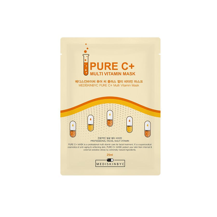 Mặt Nạ Dưỡng Trắng Da Mediskinbyc Pure C+ Multi Vitamin Mask