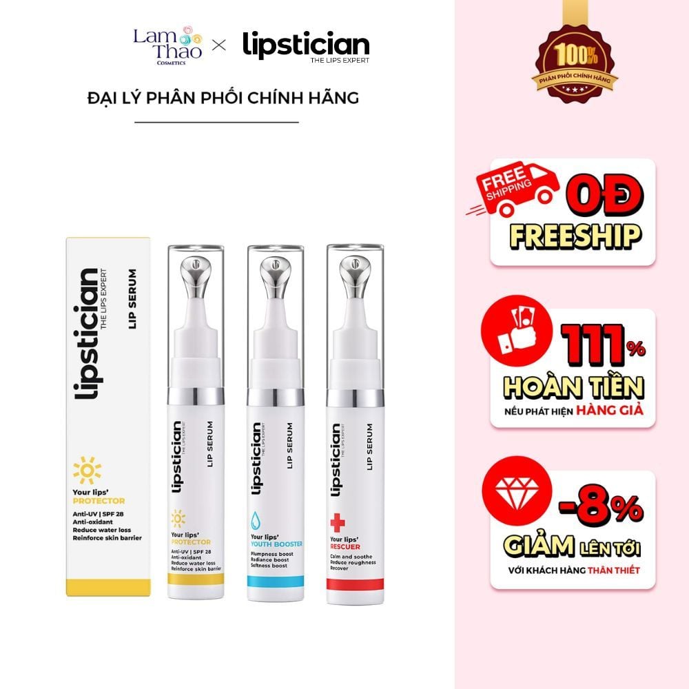 Tinh Chất Dưỡng Môi Chống Nắng, Bảo Vệ Toàn Diện Lipstician Lip Serum