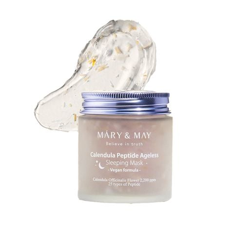  Mặt Nạ Ngủ Cấp Ẩm Sâu Phục Hồi Và Chống Lão Hóa Mary & May Calendula Peptide Ageless Sleeping Mask 