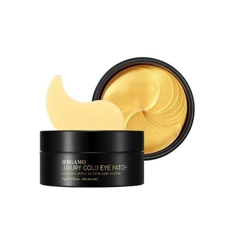 Mặt Nạ Vùng Mắt Vàng Bergamo Luxury Gold Hydrogel Eye Patch 