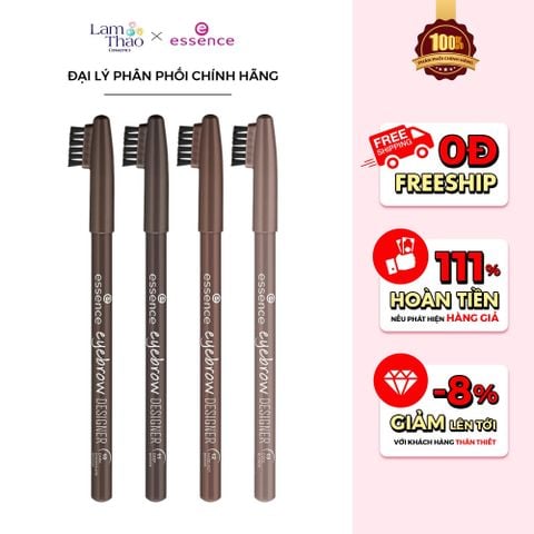  Chì Kẻ Mày Essence Eyebrow Designer Pencil & Brush 