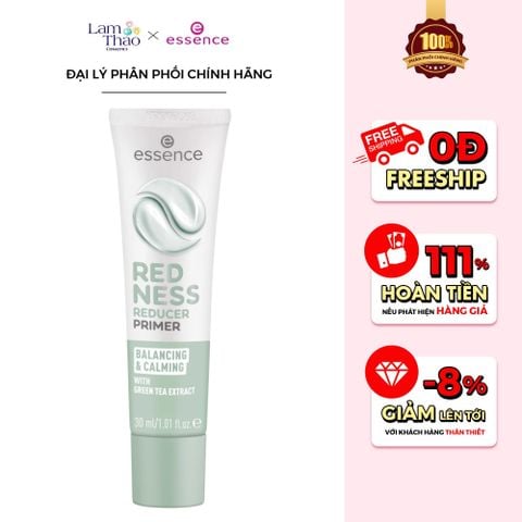  Kem Lót Dịu Da Giảm Đỏ Essence Redness Reducer Primer Balancing & Calming 