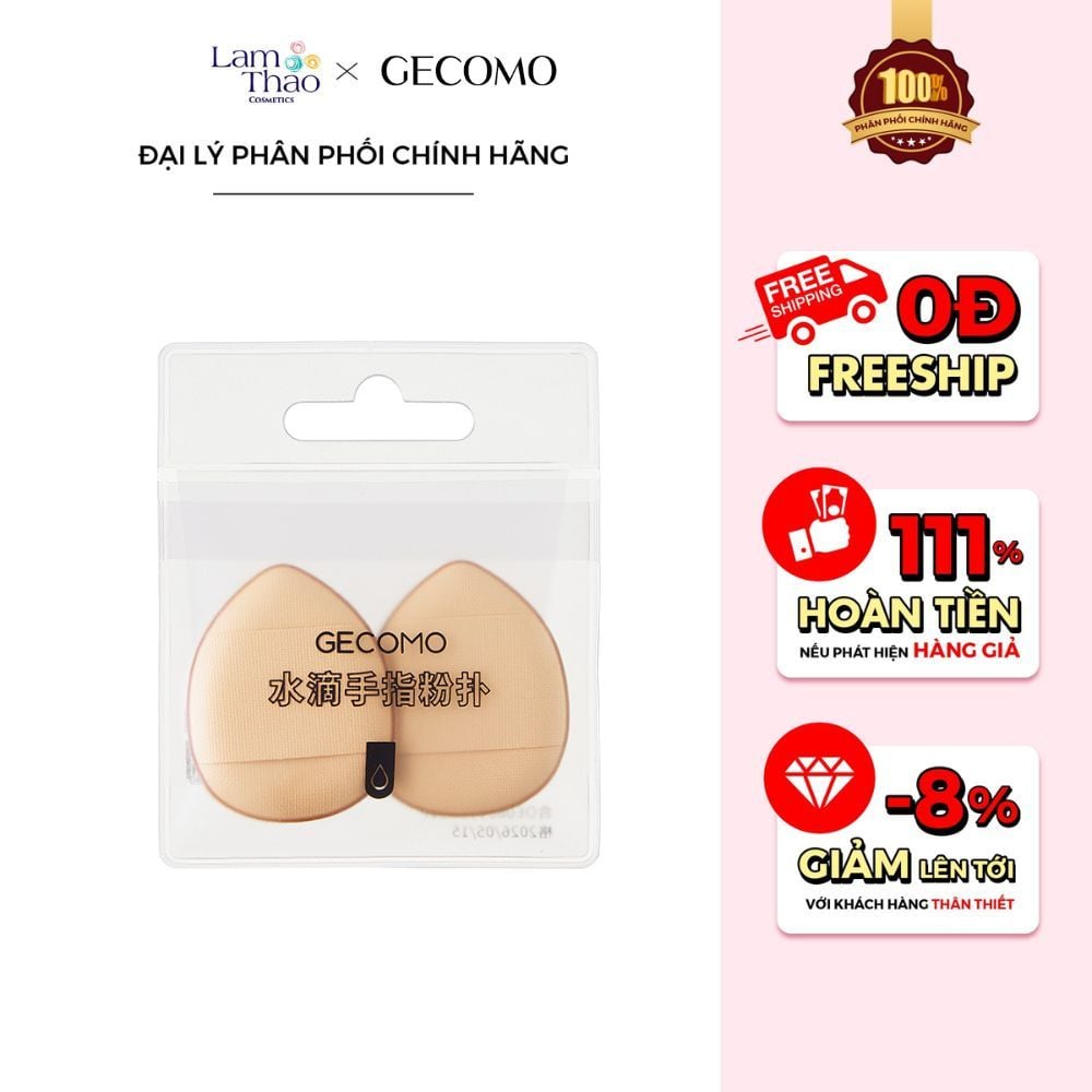 Set 2 Bông Che Khuyết Điểm Mini Gecomo