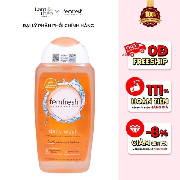Dung Dịch Vệ Sinh Phụ Nữ Cao Cấp Femfresh Daily Intimate Wash