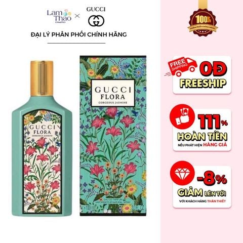  Nước Hoa Gucci Flora Gorgeous Jasmine Eau De Parfum 