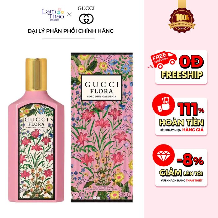 Nước Hoa Gucci Flora Gorgeous Gardenia Eau De Parfum