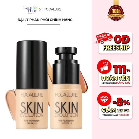  Kem Nền BB Cream Che Phủ Khuyết Điểm Focallure Fluid Foundation FA03 