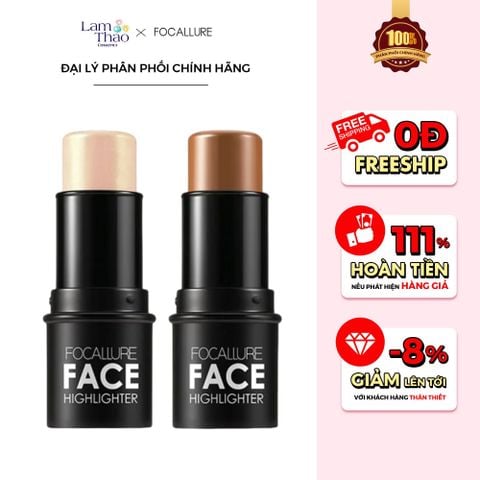  Kem Bắt Sáng Và Tạo Khối Dạng Thỏi Focallure Highlighter & Contour Multi Stick 