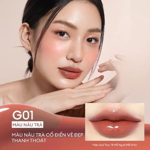  Son Dưỡng Môi Dưỡng Môi Ẩm Mịn Có Màu Becoming Colored Lip Essence Oil 