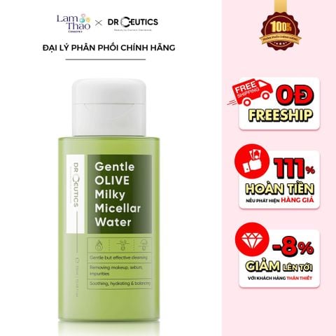  Nước Tẩy Trang Dạng Sữa Drceutics Gentle Olive Milky Micellar Water 