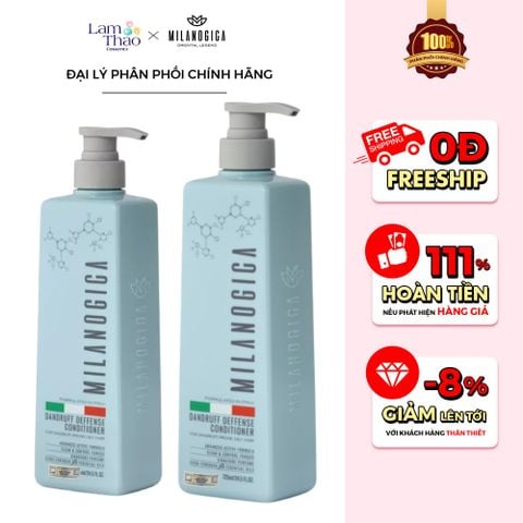  Dầu Xả Hỗ Trợ Giảm Gàu Giảm Ngứa Da Đầu Milanogica Dandruff Defense Conditioner 