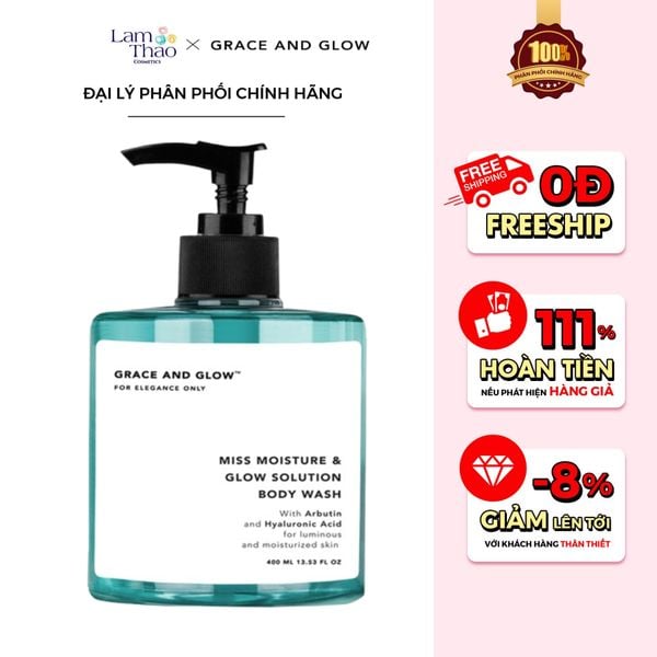 Sữa Tắm Dưỡng Ẩm Grace And Glow Miss Moisture And Glow Solution Body Wash