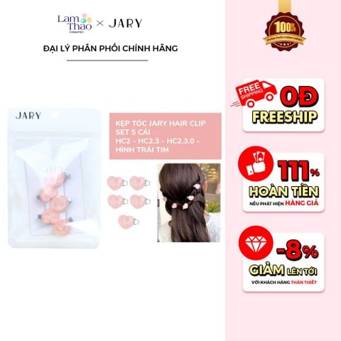  Kẹp Tóc Jary Hair Clip Set 5 Cái 