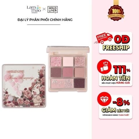  Bảng Phấn Mắt Hold Live Vintage Garden Eyeshadow Palette 