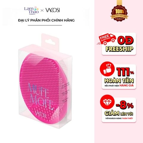  Miếng Rửa Mặt Silicone Đa Năng Vacosi Silicone Face Cleanser 