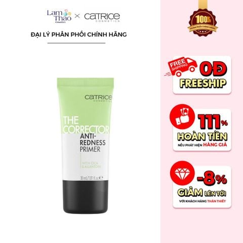  Kem Lót Làm Đều Màu Da Catrice The Corrector Anti-Redness Primer 