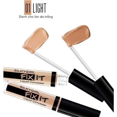  Kem Che Khuyết Điểm Silkygirl Fix It Concealer Liquid 