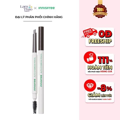  Chì Kẻ Mày Innisfree Auto Eyebrow Pencil 