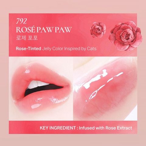  Mặt Nạ Dưỡng Môi Dinto Chubby Mocchi Jelly Paw Paw Lip Mask Le Chat Botte Collection 