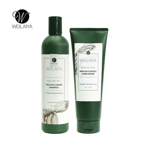 Bộ Dầu Gội Và Xã Gừng Weilaiya Hair Strength Shampoo & Conditioner