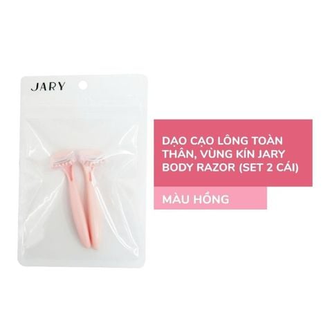  Set 2 Cái Dao Cạo Lông Toàn Thân, Vùng Kín Jary Body Razor 
