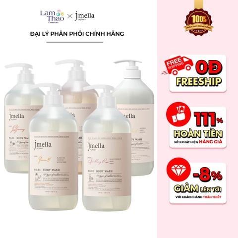  Sữa Tắm Dưỡng Ẩm Hương Nước Hoa Jmella In France Body Wash 