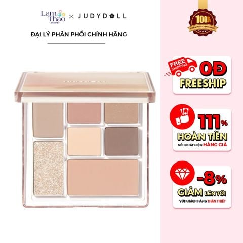  Bảng Phấn Mắt 7 Màu Judydoll All-In-One Palette For Your Full Face 