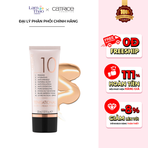  Kem Lót Đa Năng Catrice Ten!sational 10 in 1 Dream Primer 