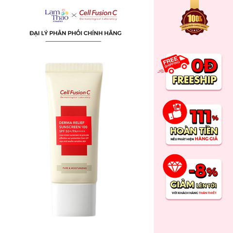  Kem Chống Nắng Dưỡng Ẩm Cell Fusion C Sunscreen 100 SPF 50+ PA++++ 
