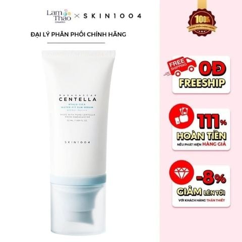 Tinh Chất Chống Nắng Dưỡng Ẩm Cho Da Khô Skin1004 Madagascar Centella Hyalu-Cica Water-Fit Sun Serum SPF 50+ PA++++ 