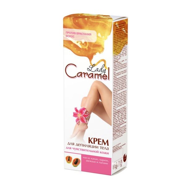 Kem Tẩy Lông Dành Cho Da Nhạy Cảm Lady Caramel Depilatory Hair Removal Cream For Sensitive Skin