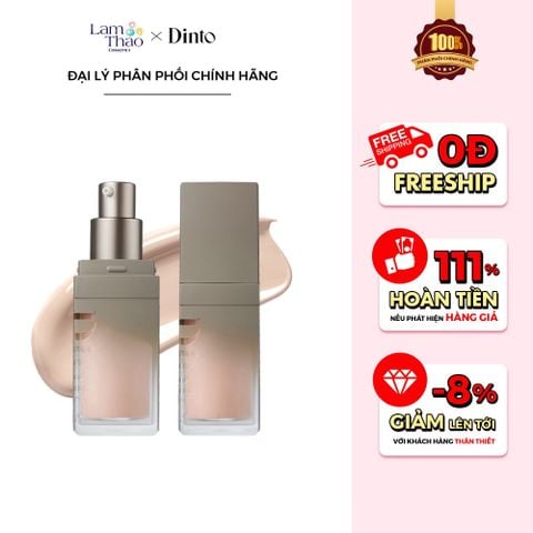  Kem Nền Che Khuyết Điểm Cho Da Khô Dinto Wooncho Blur-Glowy Foundation 