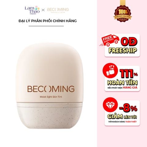  Kem Nền Dưỡng Ẩm Da Sáng Mềm Mại Becoming Moist-Light Skin Tint 