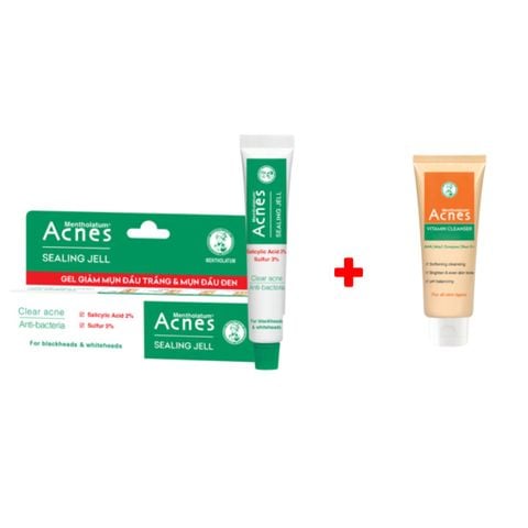  Gel Hỗ Trợ Kháng Khuẩn Làm Sạch Mụn Đầu Trắng Và Đầu Đen Acnes Sealing Jell 