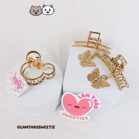 Kẹp Tóc Dây Xích 
