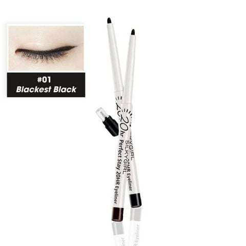  Chì Viền Mắt Silkygirl Perfect Stay 20HR Eyeliner 