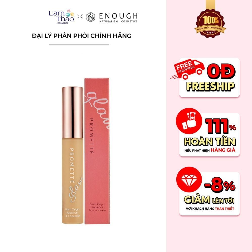 Thanh Che Khuyết Điểm Enough Glam Promette Glam Origin Radiance Tip Concealer