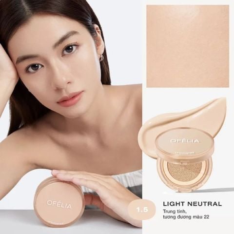  Phấn Nước Ofelia Uncovered Longwear Cushion SPF50+ PA++++ 