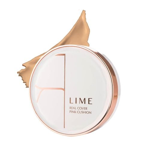  Phấn Nước Kiềm Dầu, Che Phủ Hoàn Hảo Lime Real Cover Pink Cushion SPF50+ PA+++ 